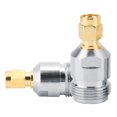 thumbnail image 3 of 2pcs Type N Female to SMA Male RF Connector Coaxial Adapter Test Converter, 3 of 13