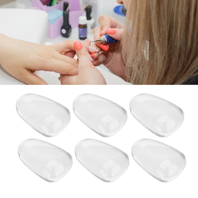 Nail Color Board Tips, Clear Glass Nail Art Display 50pcs Professional Practice DIY For Manicurist For Nail Beauty
