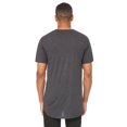 thumbnail image 2 of Bella Canvas Mens-Long Body Tee-3006, M, Dark Grey Heather, 2 of 3