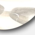 thumbnail image 2 of Designart 'Neutral Oval Grey Stones II' Glam Metal Circle Wall Art, 2 of 3