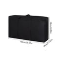 thumbnail image 3 of Multi Size Reinforced Fabric Moving Bag | Extra Large Water-Repellent Storage Organizer with Heavy-Duty Zipper and Reinforced Handles | Durable Cloth Storage for Clothes Quilts Bedding Toys, 3 of 6