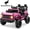 Pink, variant on iYofe Ford Bronco Raptor Electric Ride on Toy Car for Toddler Kids, 12V Battery Powered Ride on Cars w/Remote Control, Bluetooth & Lights, Pink