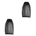 thumbnail image 3 of Thinsony Nylon Insect Net Cap Flat-top Solid Color Replacement Mothproof Travelling Camping Hiking Fishing Pest Hat Headgear Black 2Set, 3 of 6