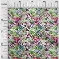 thumbnail image 2 of Tissu Vert Clair pour Couture Imprimé 56 Pouces de Large, 2 of 4