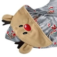 thumbnail image 3 of Christmas Matching Family Loungewear Hoodie Pattern Zipper Romper, 3 of 7