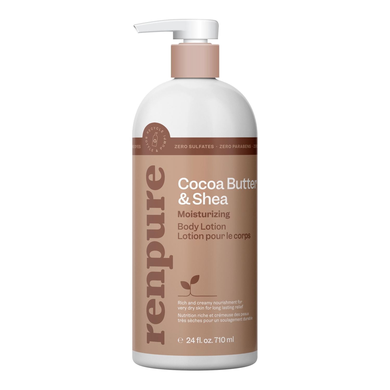 Renpure Cocoa Butter & Shea Moisturizing Body Lotion