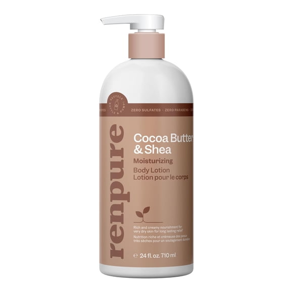 Renpure Cocoa Butter & Shea Moisturizing Body Lotion