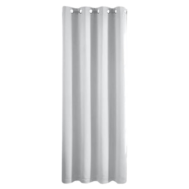 SLYNSHome Liquidation Rideaux Occultants pour Chambre Rideaux de Fenêtre Isolés Thermiquement Panneaux de Rideaux à Passe-Tringle pour Décorations de Salon - Gris Blanc