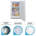 thumbnail image 4 of Koolatron Compact Upright Freezer, 3.1 cu ft (88L) White Manual Defrost, 4 of 9