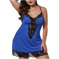 thumbnail image 2 of Womens Lace Sexy Pajama Suspender Suit, 2 of 9