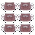 thumbnail image 1 of Muka 6 Pcs Sac à Dos Football Américain Rugby Polyester 210D avec Cordon de Serrage, 12"H x 20 1/2"W, 1 of 6