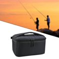 thumbnail image 2 of pitrice Fishing Reel Bag Storage Pouch Protective Carrying Case Drum Raft Reels 30cmx19cmx16cm, 2 of 9