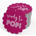 thumbnail image 4 of Inkdotpot Pack Of 100 Ready To Pop Baby Shower Favor Paper Tags Craft Real Silver Foil Hang Tags, 4 of 6