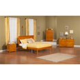 thumbnail image 3 of Atlantic Furniture Madison King Panel Platform Bed in Caramel Latte, 3 of 4