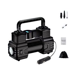 LEEYNEER Automatic Digital Display Smart Preset Inflation Tire Inflator with LED Light 12V 150PSI Wire Auto Tire Inflator Pump