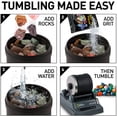 thumbnail image 2 of National Geographic Ensemble de Gobelet Rock Passe-Temps - Polisseuse de Roches pour Enfants et Adultes, Baril Durable à Réduction de Bruit, Roches, Gravillon et Nouvelle Mousse Gemme pour une Finition Brillante, Jouets Cool, Excellent Ensemble de Passe-Temps STEM, 2 of 5