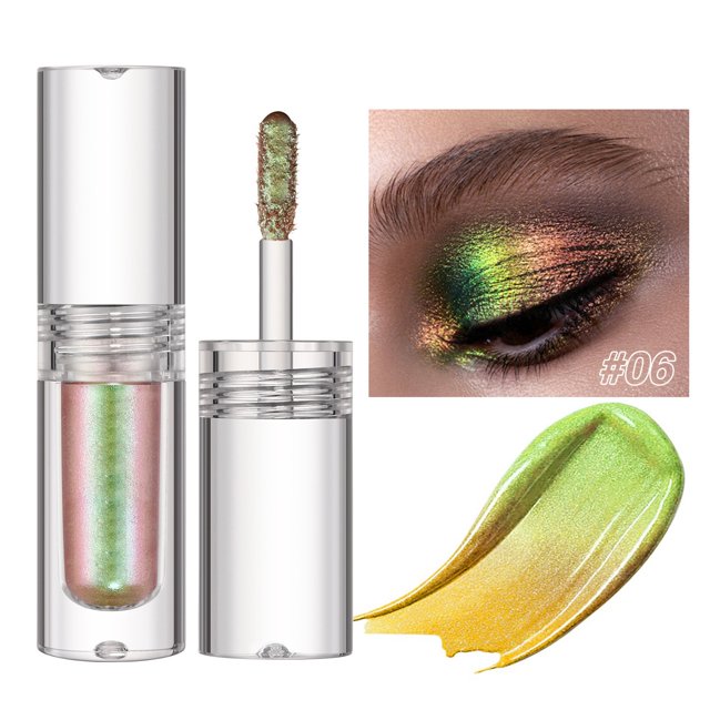 Eyeshadow Glitter Liquid Eyeshadow Metallic Eyeshadow Multicolor Shifting Highly Pigmented Long Lasting With No Creasing Multichrome Looks 10Ml, Eyeshadow for Women