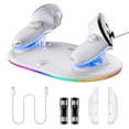 thumbnail image 1 of Compatible avec Meta Quest 2/3/3s Station de Recharge pour Manettes VR pour Manettes de Jeu - Station de Recharge Rapide avec Indicateur DEL, 1 of 6