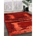 thumbnail image 2 of Ahgly Company Indoor Rectangle Mid-Century Modern Red Oriental Area Rugs, 6' x 9', 2 of 6