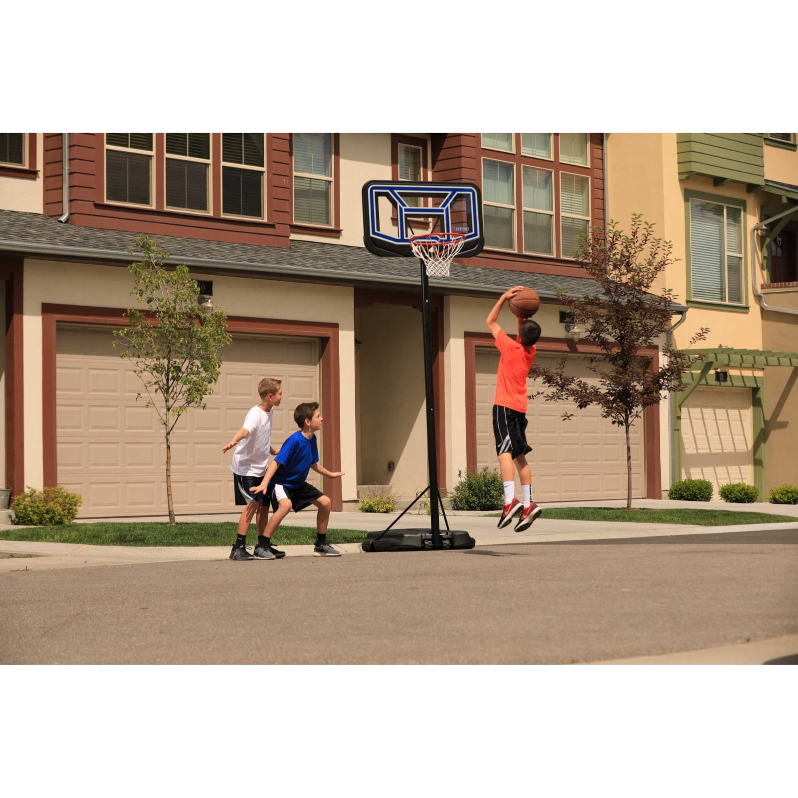 Panier de basket portable réglable à vie (polycarbonate de 44 pouces)