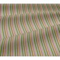 thumbnail image 4 of oneOone Tissu Jersey Viscose Multicolore Rayé Imprimé au Mètre 60 Pouces de Large, 4 of 4