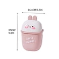 thumbnail image 2 of Yhmxh Kitchen Organizers and Storage Mini Trash Can With Lid Cute Tabletop Flip Small Trash Can 0.35 Gallon Tabletop Trash Can Suitable For Bathroom Kitchen Office Dressing Table Trash Trash Can, 2 of 6