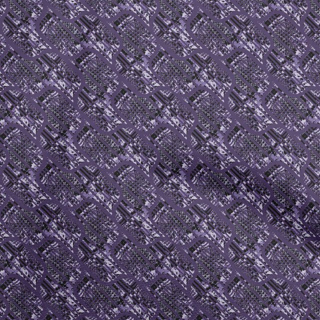 oneOone Georgette Viscose Violet Fabric Texture Craft Projects Decor Fabric Printed By The Yard 42 Inch Wide