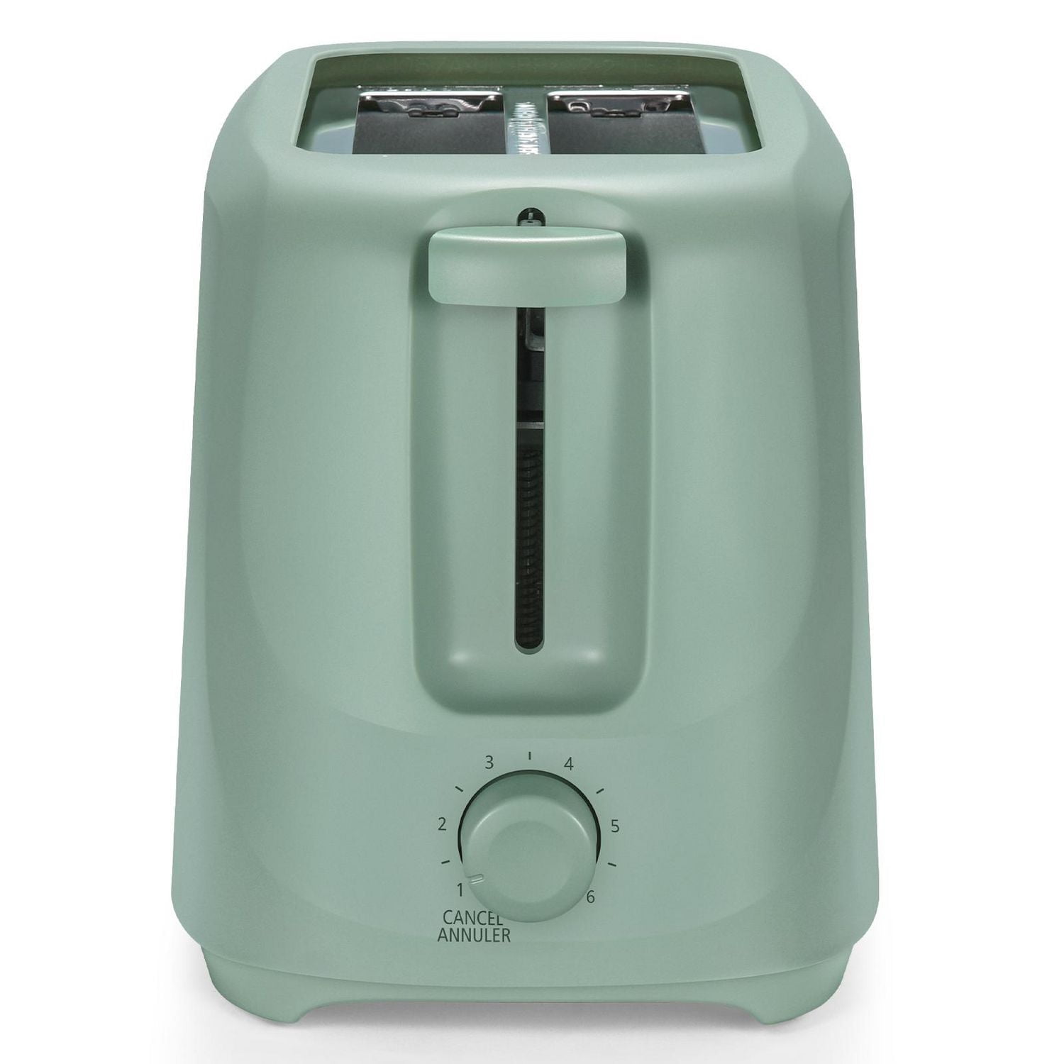 Mainstays 2-Slice Toaster with 6 Shade Settings and Removable Crumb Tray