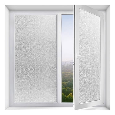 Coofit Privacy Window Film Water & Oil Proof Static Glass Film Privacy Window Cling