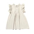 thumbnail image 1 of Toddler Kid Girls Solid Color Princess Dresses  Sweet Ruffle Crew Neck Sleeveless Sundress Casual Clothes, 1 of 7