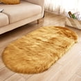 thumbnail image 1 of Agiferg Super Soft Faux Sheepskin Area Rugs For Bedroom Floor Shaggy Plush Carpet Faux Rug Bedside Rugs, 1 of 2