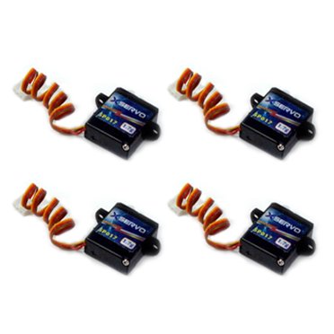 Amdohai AEO RC Micro 1,7 g Anolog Servo 4 Pcs pour RC Avion Avion Hélicoptère RC Robot