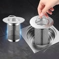 thumbnail image 4 of Stainless Steel Floor Drains Filter Screen Cover Basin Drainage Pipe Bathroom Sink Basin Repellent Device, 4 of 5