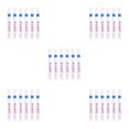 thumbnail image 2 of Youkk 6pcs/set Marker Pens Easy To And Waterproof For Wide Range Of Surfaces No Fade Car Paint Pen blue 5Set, 2 of 6