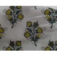 thumbnail image 4 of oneOone Georgette Viscose Fabric Leaves & Floral Block Decor Fabric Printed BTY 42 Inch Wide, 4 of 5