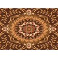 thumbnail image 1 of Ahgly Company Machine Washable Indoor Rectangle Transitional Orange Area Rugs, 4' x 6', 1 of 7