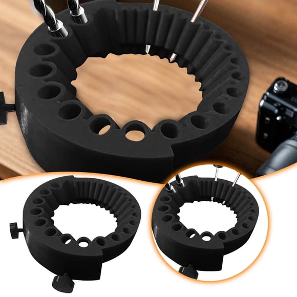 WIFKLSIIPG Drill Bit Sharpener Drill Bit Grinding Attachment Old Drill Bit Grinder Angle Grinder for Grinding Drill Bits for Grinding 2 13mm Drill Bits (black)