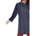 thumbnail image 4 of Moomaya Robes Tuniques Courtes en Poly-Crêpe pour Femmes Kurti Imprimé Mini Tenue d'Été, 4 of 5