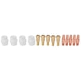 thumbnail image 2 of 14pcs Pointe de Contact Diffuseur de Gaz Ensemble de Support de Pointe, CNC Usiné, Ensemble de Support de Pointe de Contact, Adapté pour 24KD MIG Torche de Soudage, 2 of 8