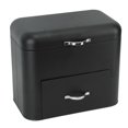 thumbnail image 1 of Iron Bread Box Large Capacity 2 Shelves Farmhouse Bread Container Bread Bagels Cookies Iron Bread Storage Container for Kitchen Home Bread Box, 1 of 7