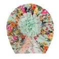 thumbnail image 1 of Hair Wrap Soft Touch Wide Application Polyester Floral Printed Baby Hat Kids Accessories, 1 of 10