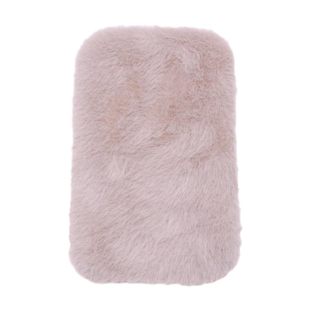 Tapis Peluche Mini 1:12 Fournitures de Décor Jouets Tapis de Sol de Simulation Maison de Poupée Kaki Ovale