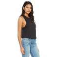 thumbnail image 3 of Ladies' Racerback Cropped Tank - DARK GRY HEATHER - S, 3 of 3