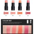 thumbnail image 4 of Blush Beauté 4 Couleurs Longue Tenue Bâton de Haute Pigmentation, Blush pour Femmes, 4 of 8