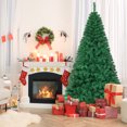 thumbnail image 4 of Gymax 7' Green Holiday Season Artificial PVC Christmas Tree Indoor Outdoor Stand, 4 of 10