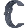 thumbnail image 4 of KOMI Band Compatible with Fitbit Versa 2 Watch,Soft Silicone Replacement Strap for Fitbit Versa/Versa Lite/SE Smart Fitness Watch Gray, 4 of 5
