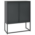thumbnail image 5 of vidaXL Haut de Buffet Anthracite 80x35x100 cm Acier, 5 of 5