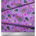 thumbnail image 3 of Soimoi Poly Georgette Fabric Artistic Paisley Print Fabric by Yard 52 Inch Wide, 3 of 3