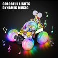 thumbnail image 2 of ZECATL Remote Control Car, RC Stunt Car Invincible Tornado Twister Remote Control Rechargeable Vehicle with Colorful Lights & Music Switch for Kids (Camouflage), 2 of 5