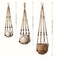 thumbnail image 2 of 3pcs Macrame Plant Hangers, Indoor Different Size Hanging Planter Baskets Flower Pot, 2 of 5